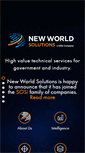 Mobile Screenshot of new-world-solutions.com